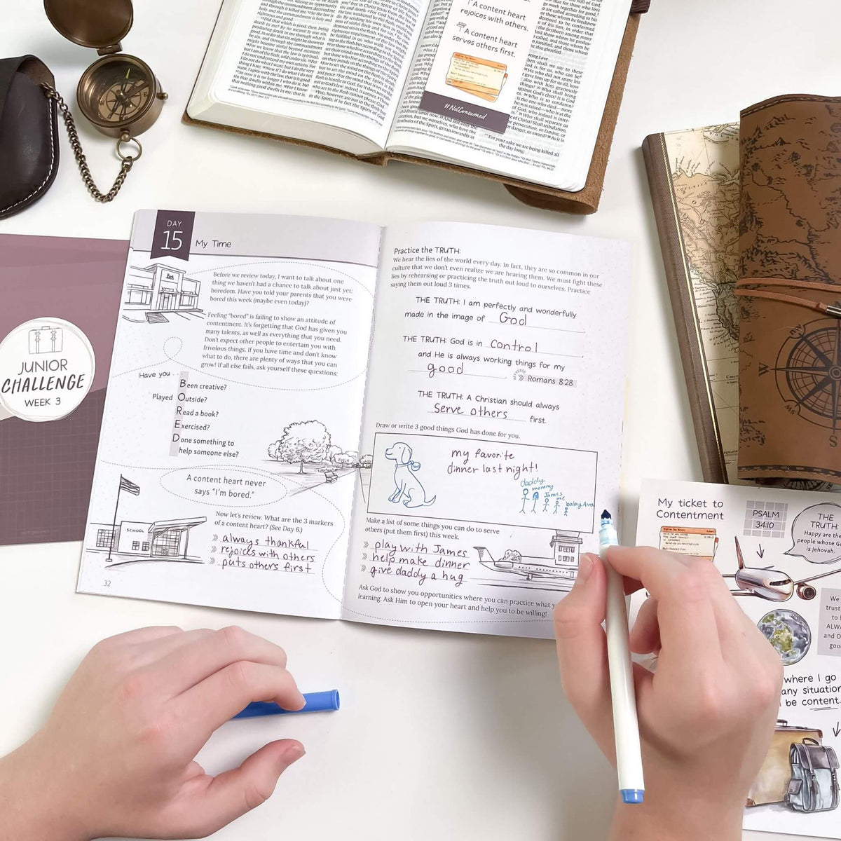 Contentment Bible studies for families