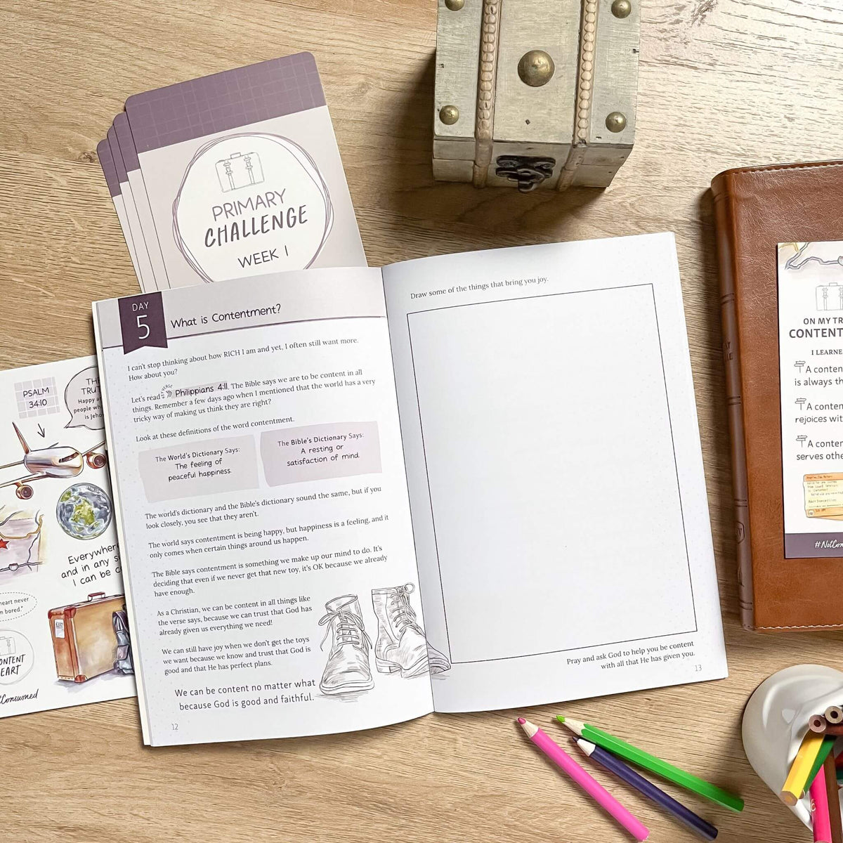 Contentment Bible studies for young children