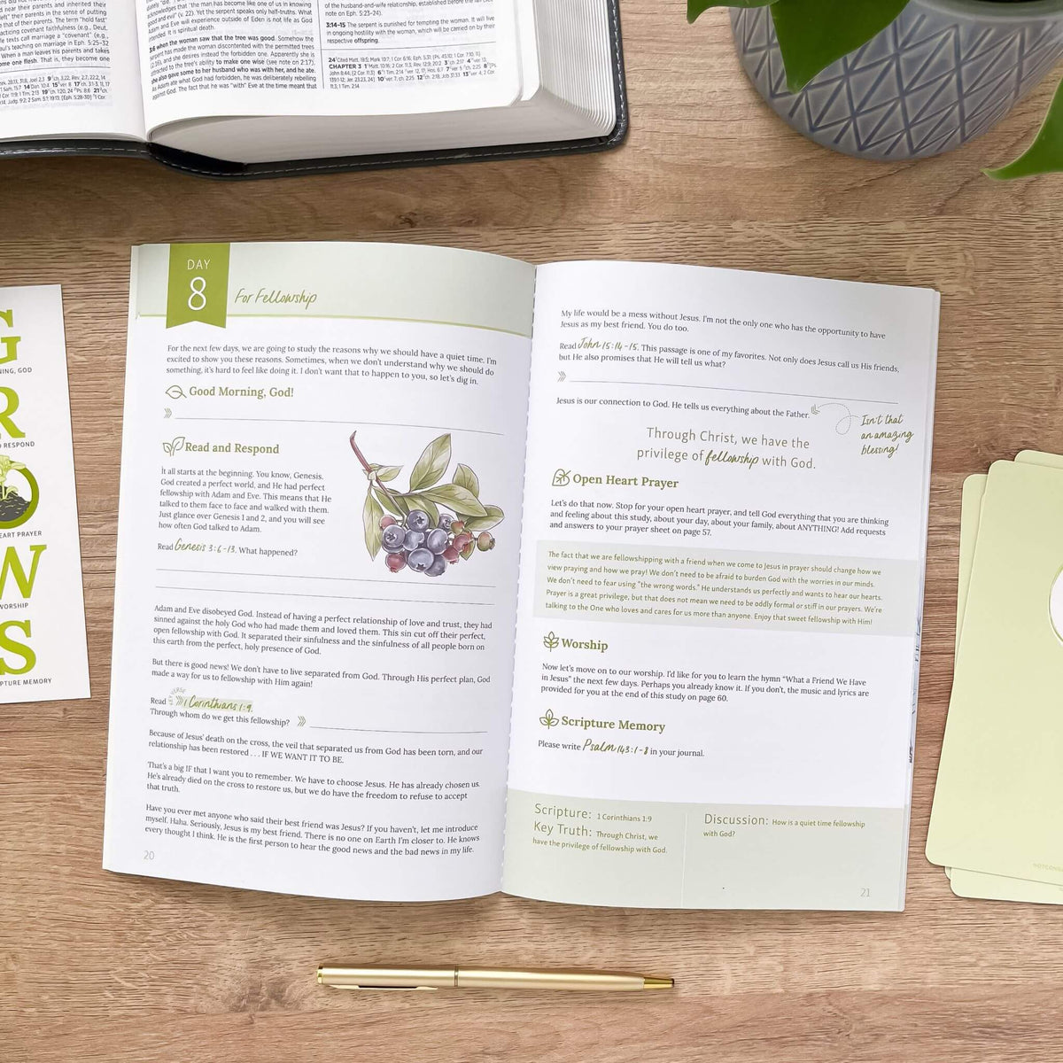 Developing A Quiet Time Bible study inside parent guide