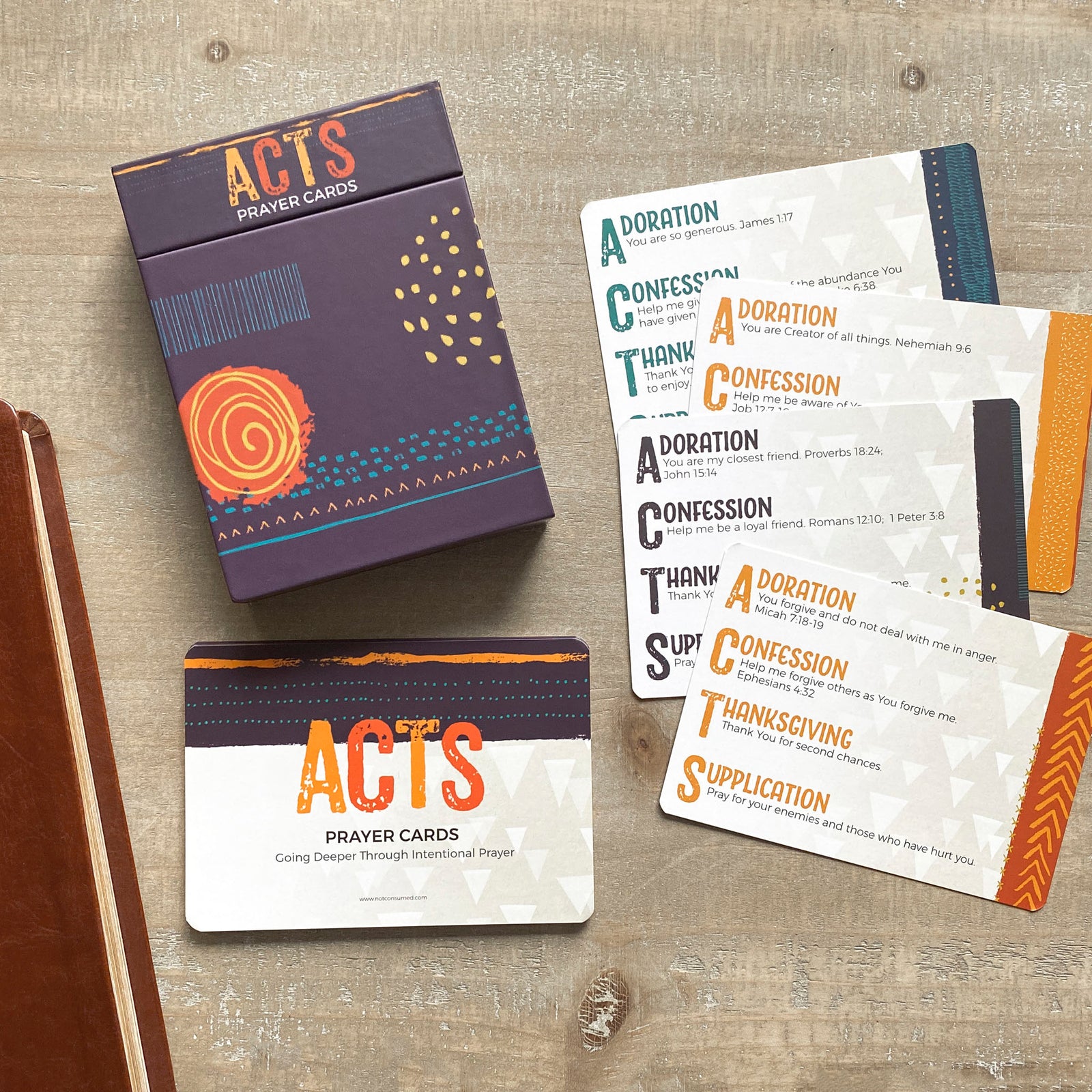 Prayer prompts cards