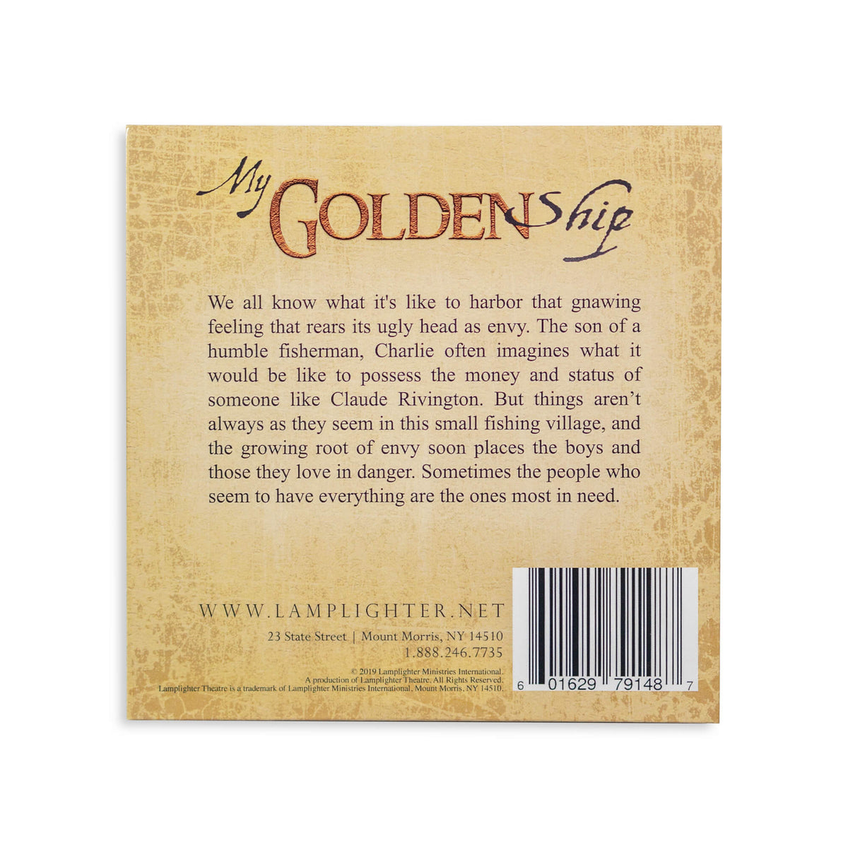 My Golden Ship Audio Drama CD (back)