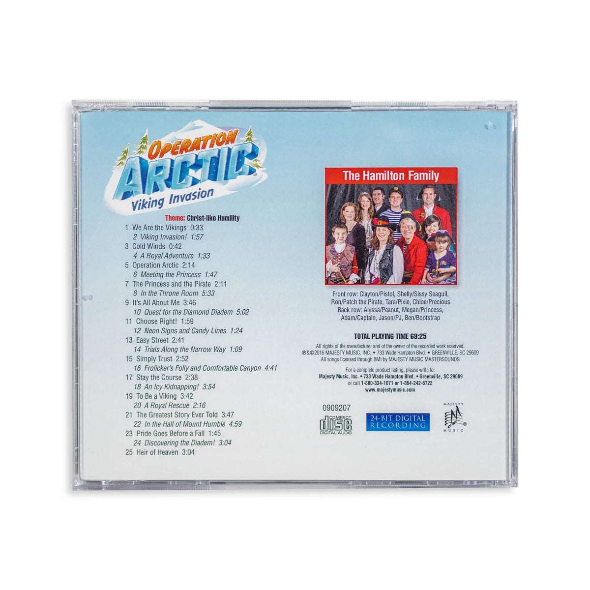 Operation Arctic Musical Drama CD (back)