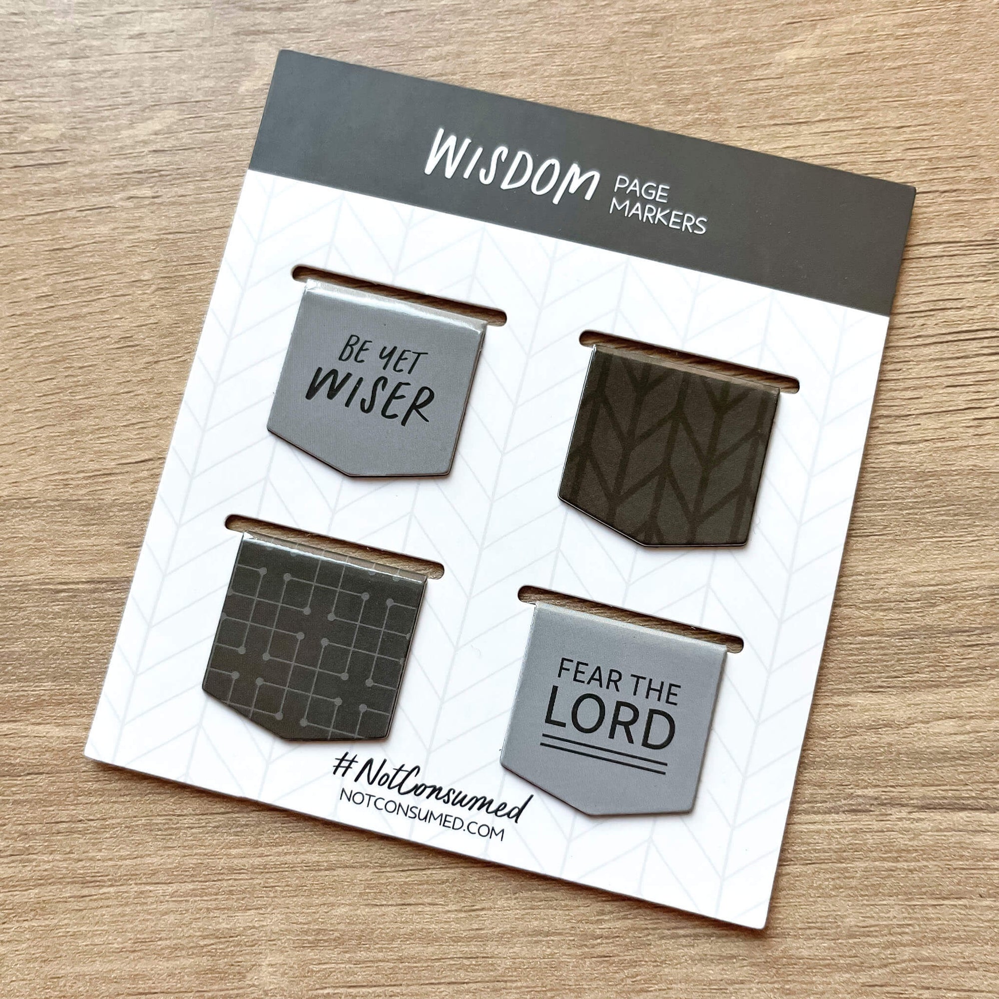 Wisdom Bible page markers bookmark