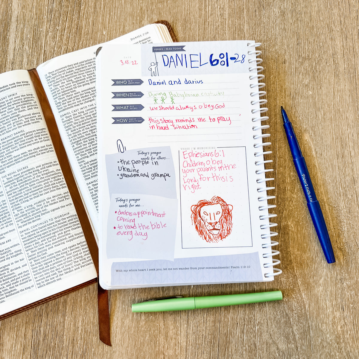 Devotional Journal for kids and teens