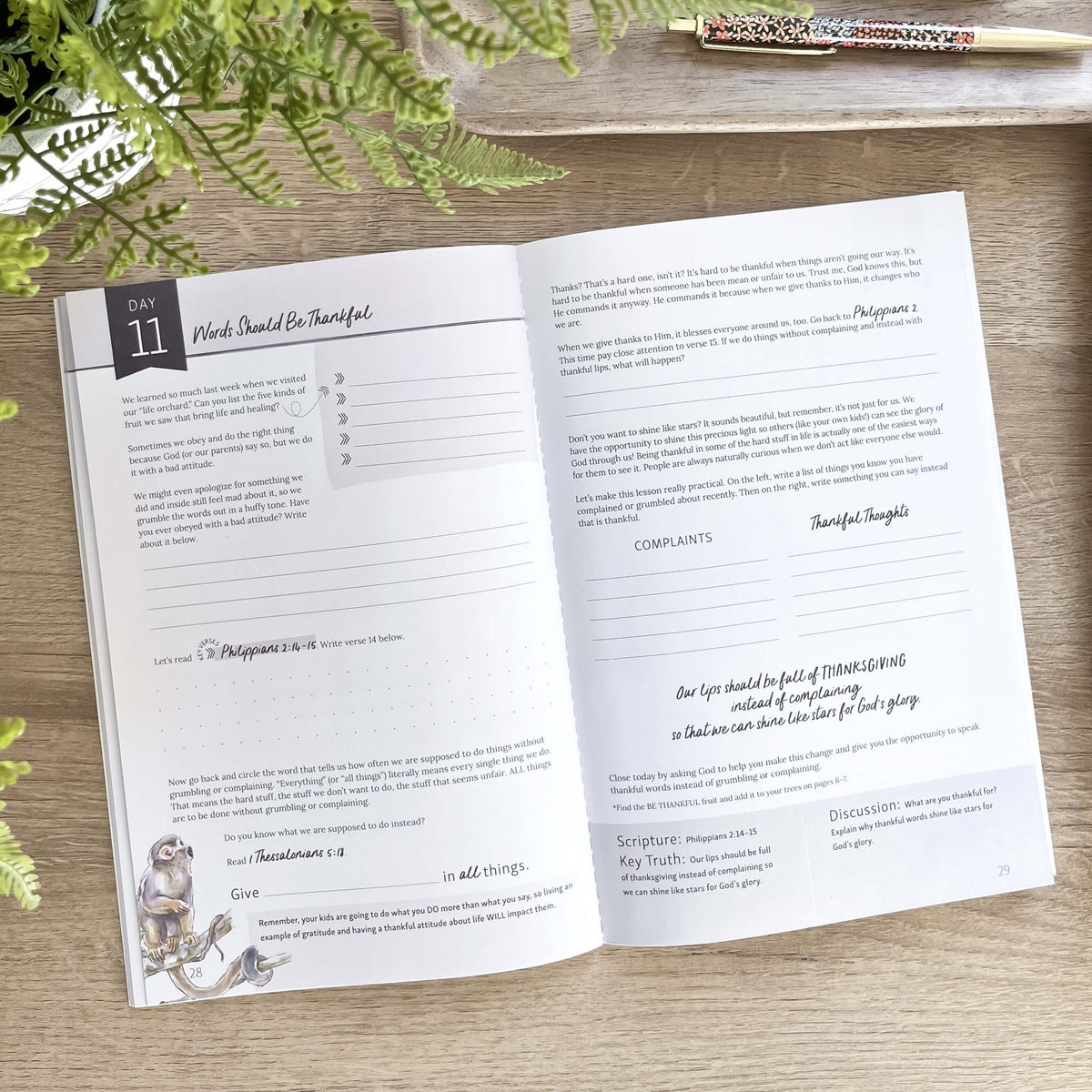 Fruit of the Tongue Bible study for children