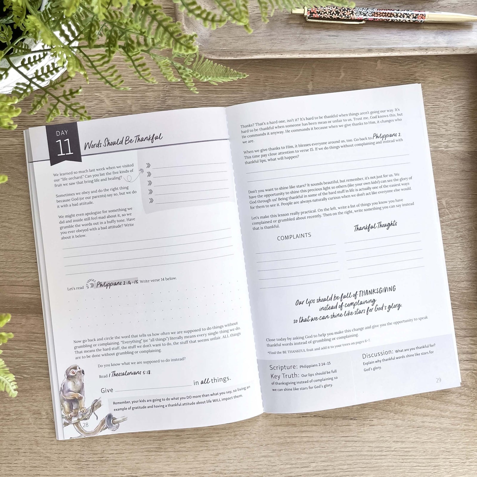 Fruit of the Tongue Bible study for children