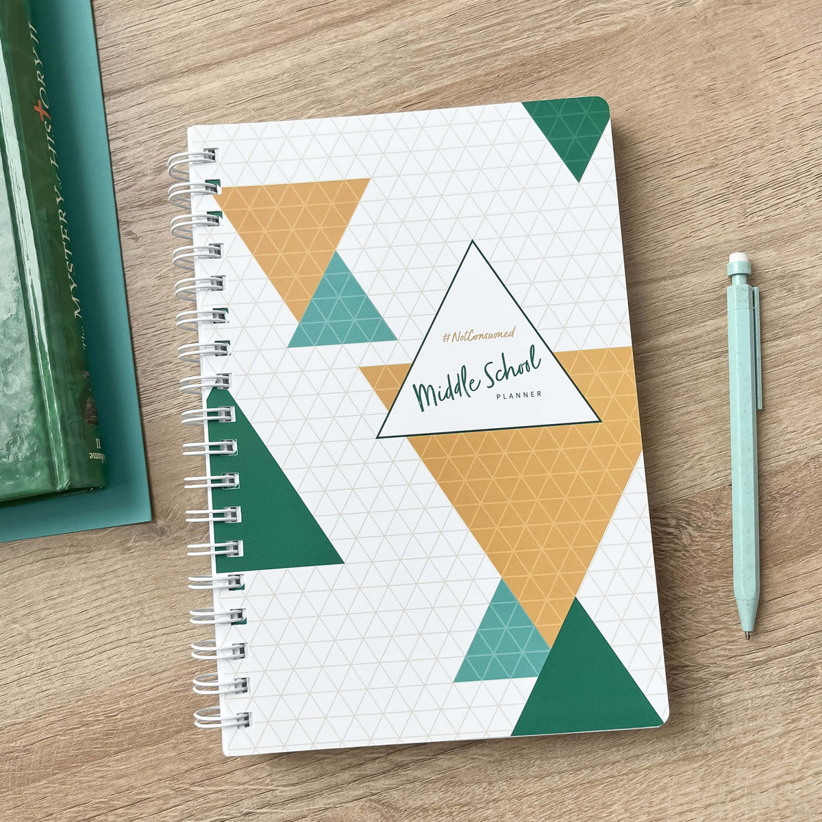 White Cover Middle School Homeschool Planner