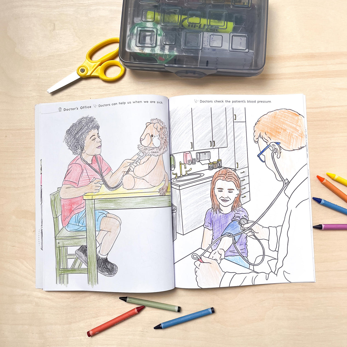 All Around Town coloring book