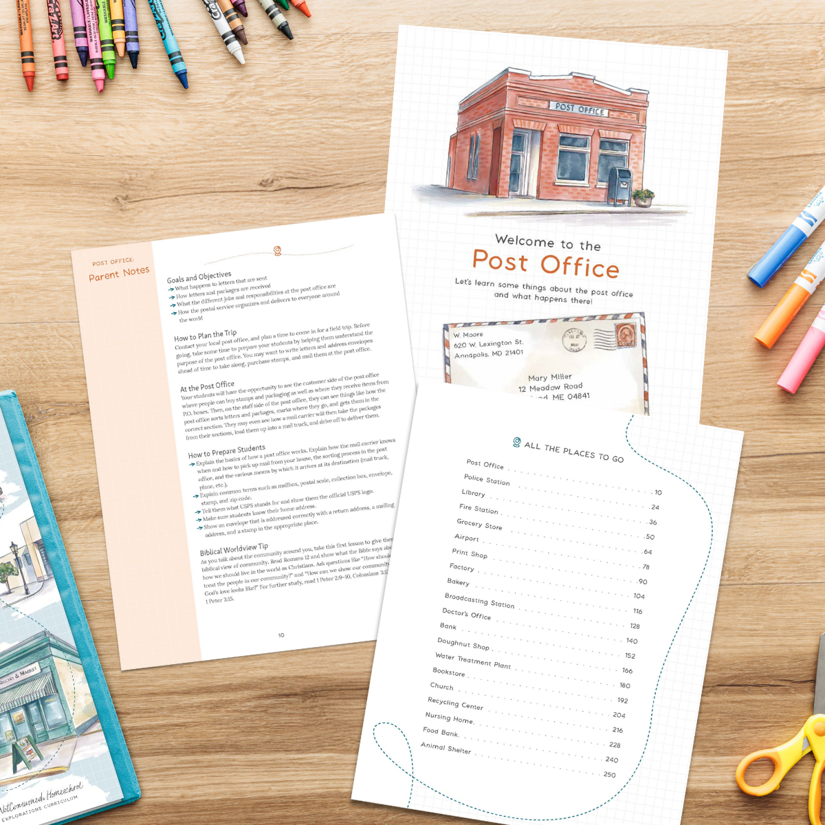 All Around Town Pre-K Workbook (digital)