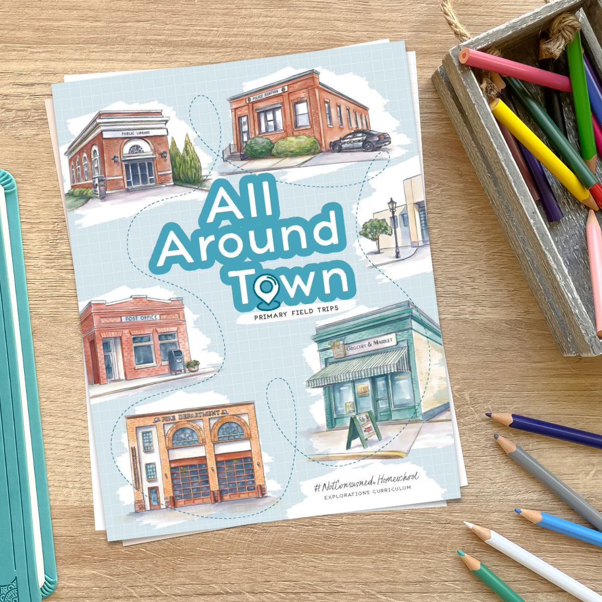 All Around Town Pre-K Workbook (digital)