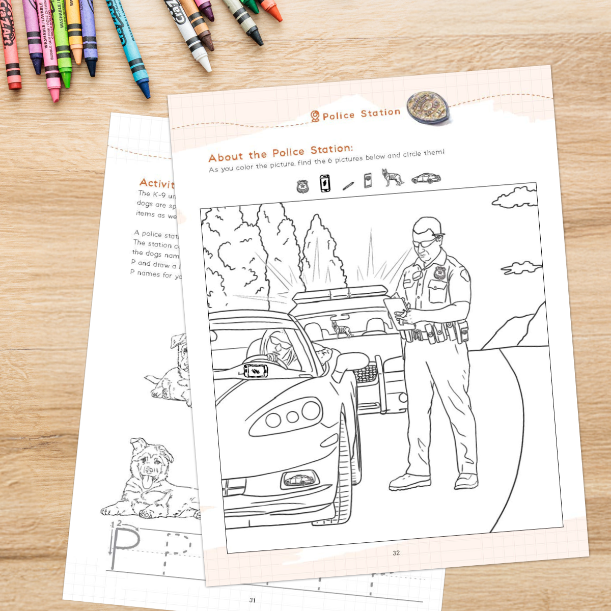 All Around Town Pre-K Workbook (digital)