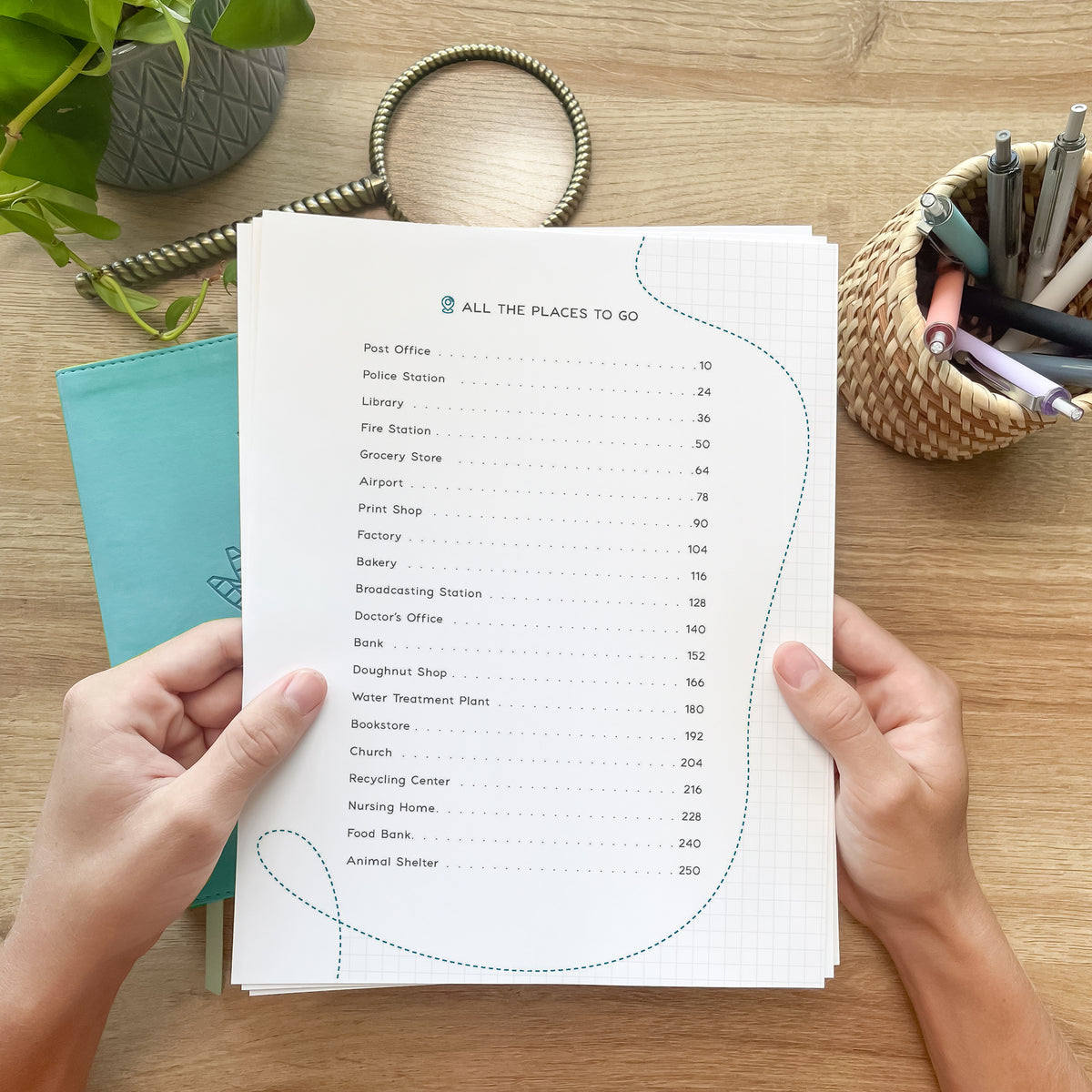 All Around Town Pre-K Workbook (digital)