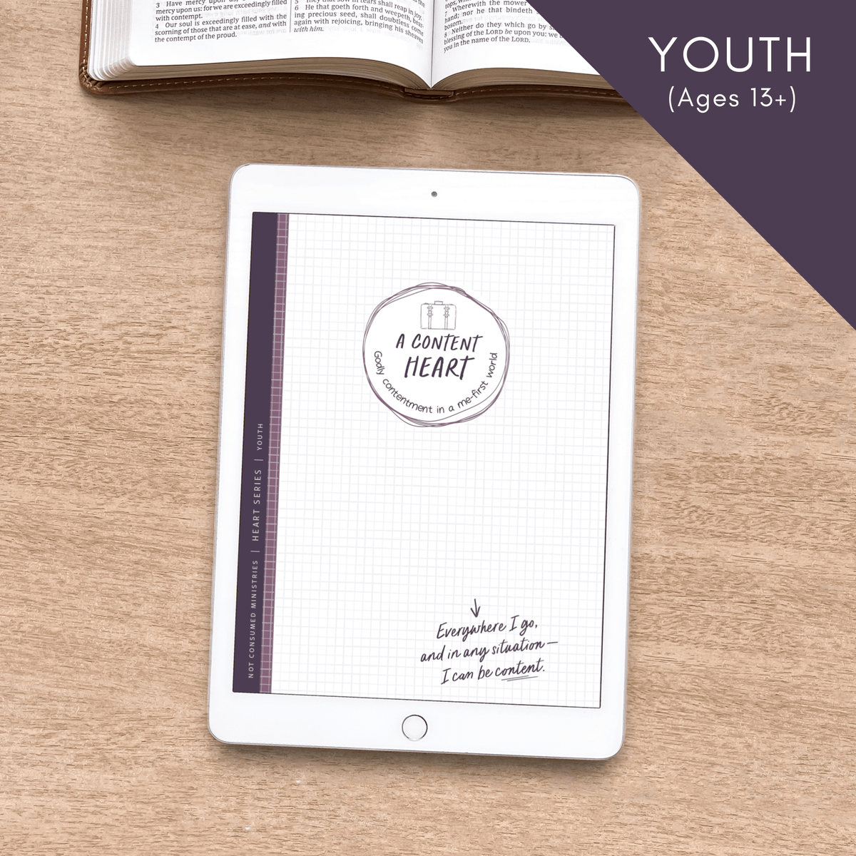 A Content Heart Bible study bundle for teens