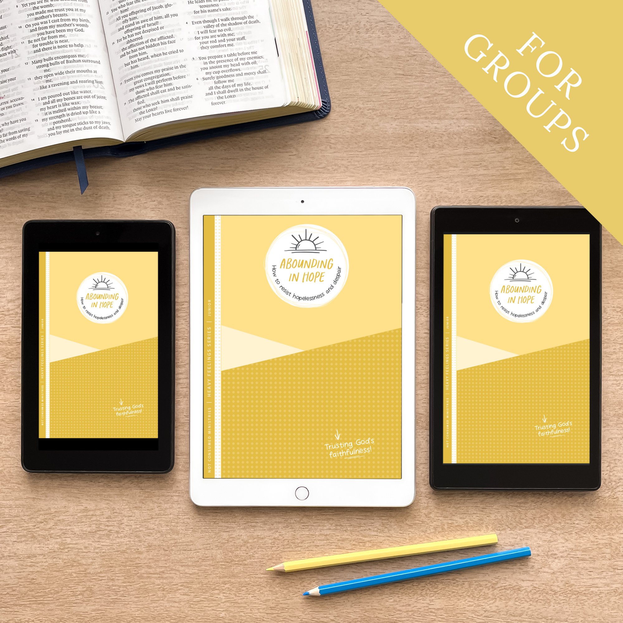 Abounding in Hope digital printable Bible Study for groups