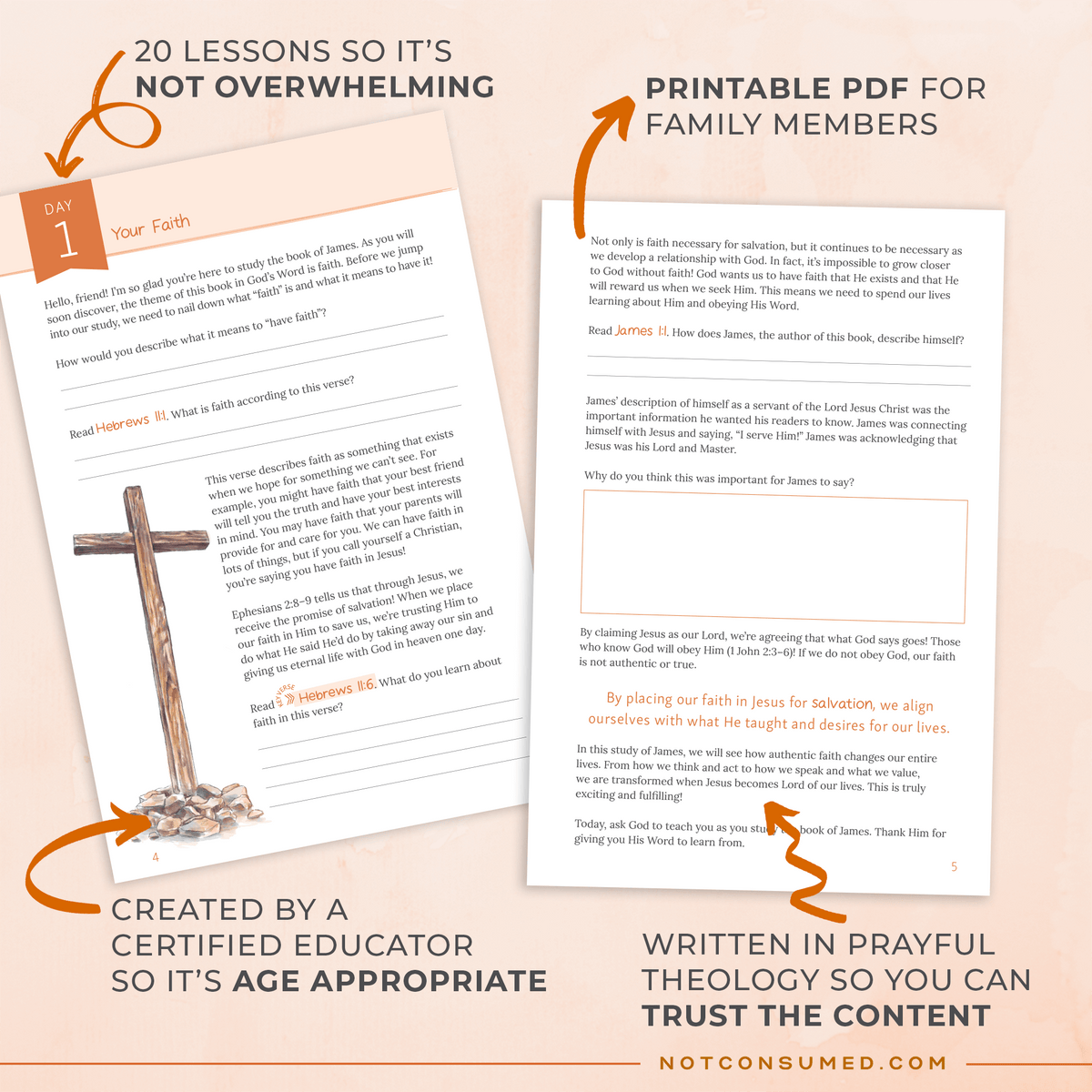 Printable Bible studies for families