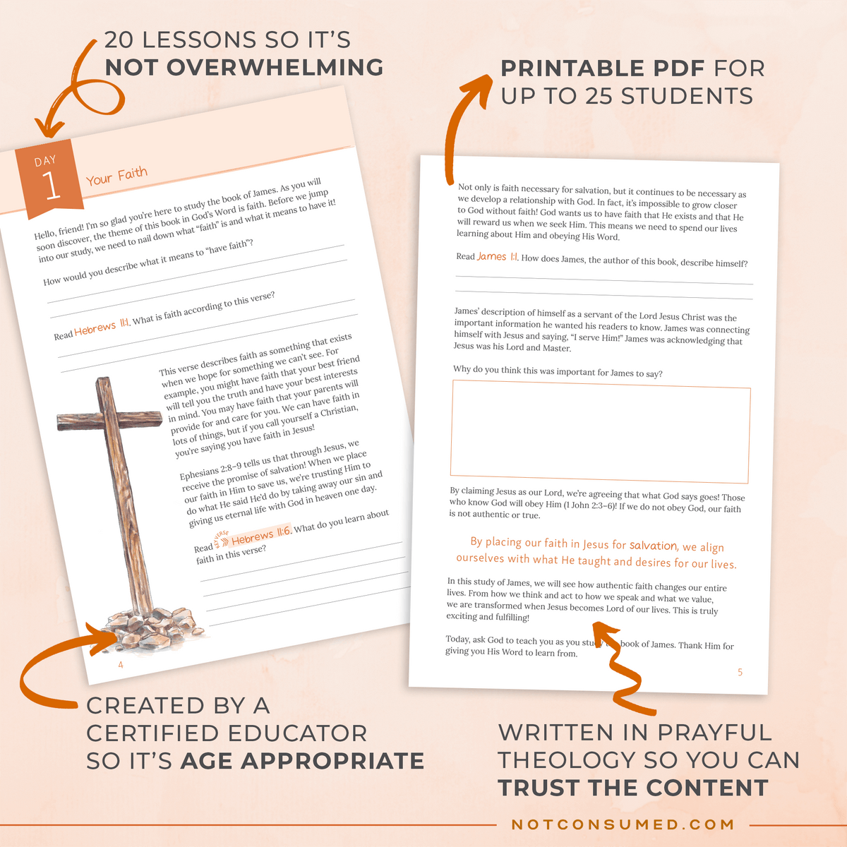 Printable Bible study for churches