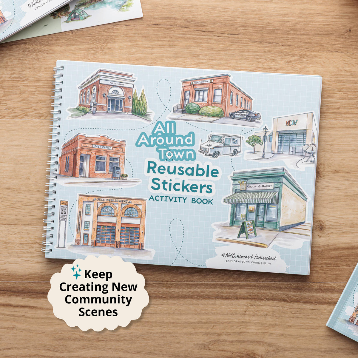 Reusable sticker book