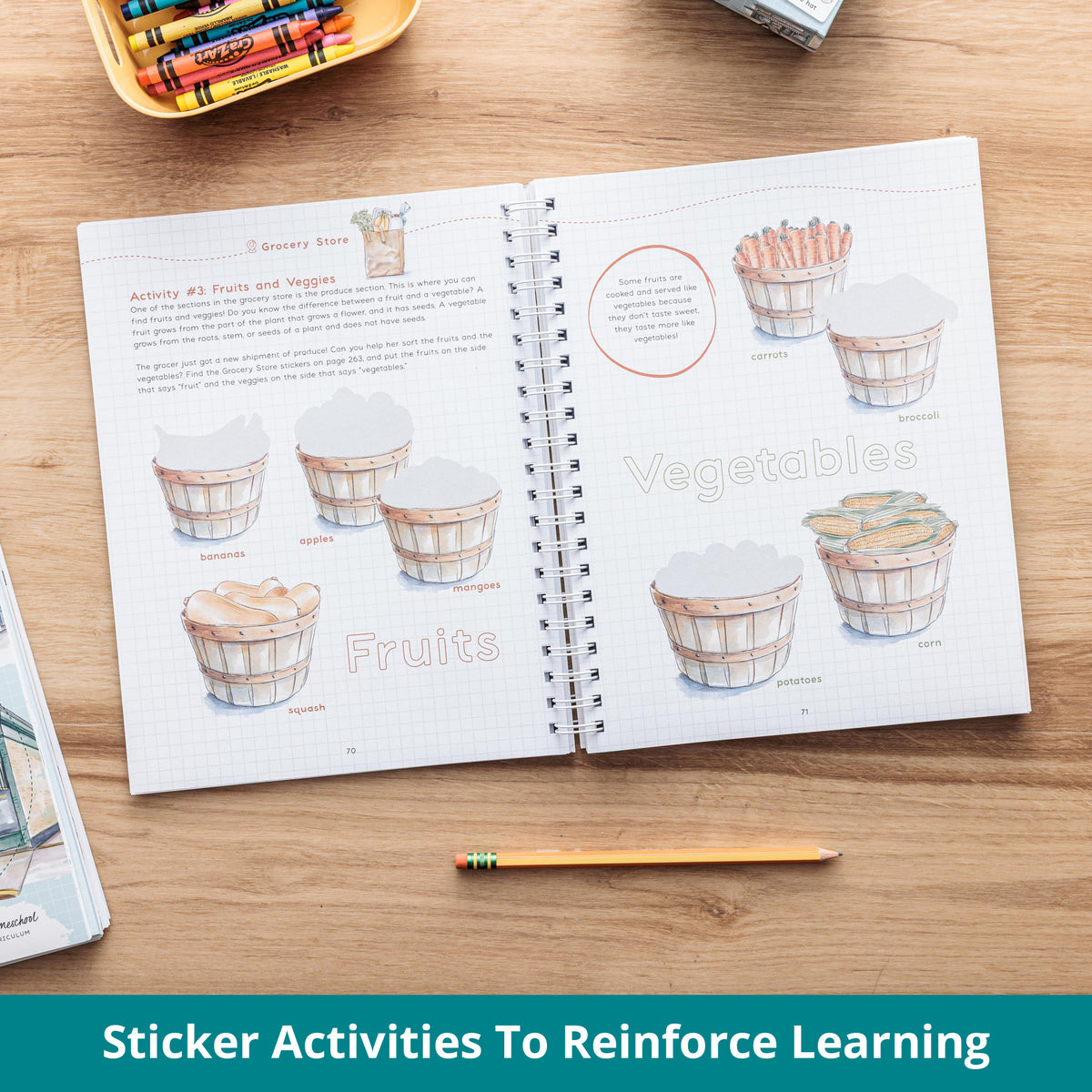 Stickers for learning