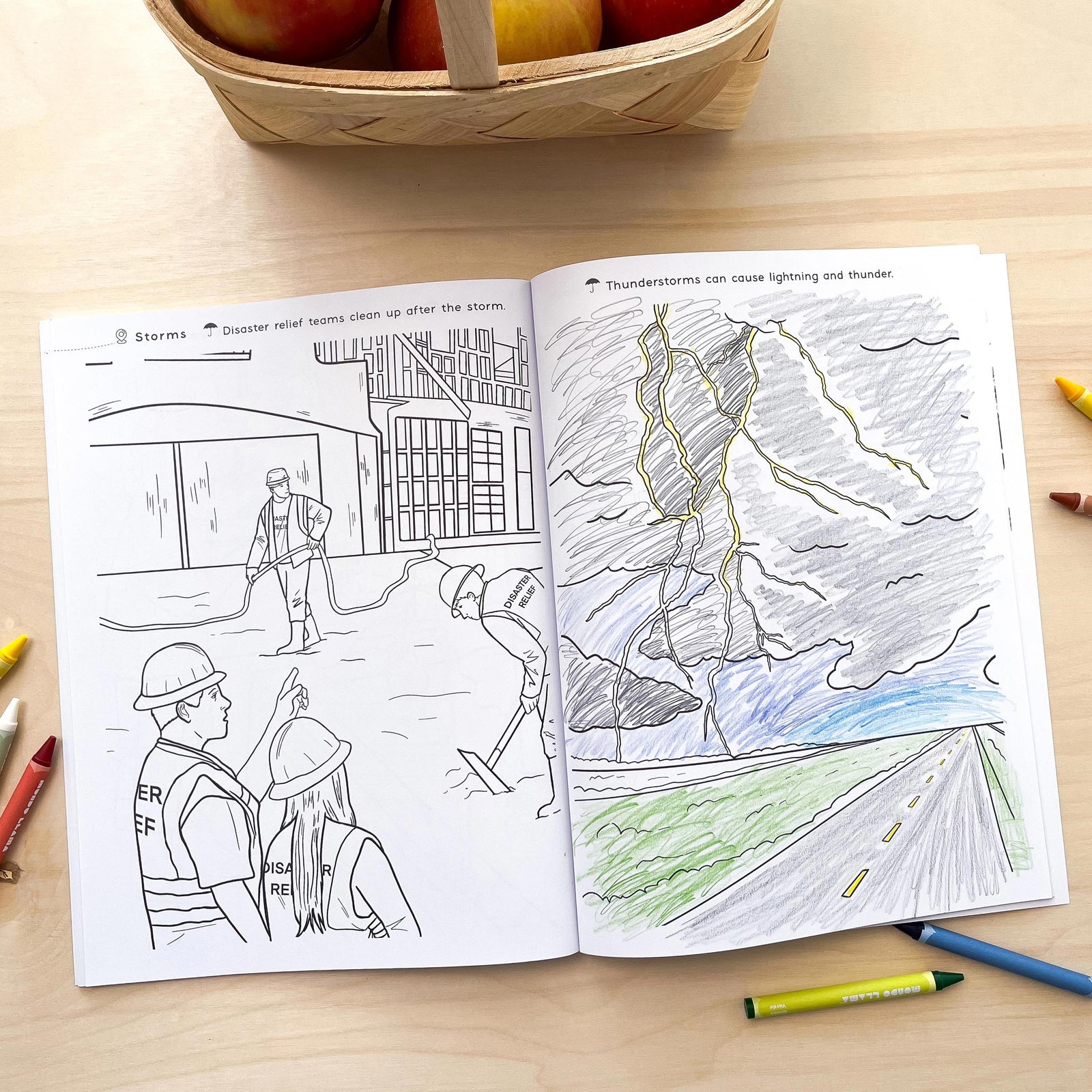 learning coloring book