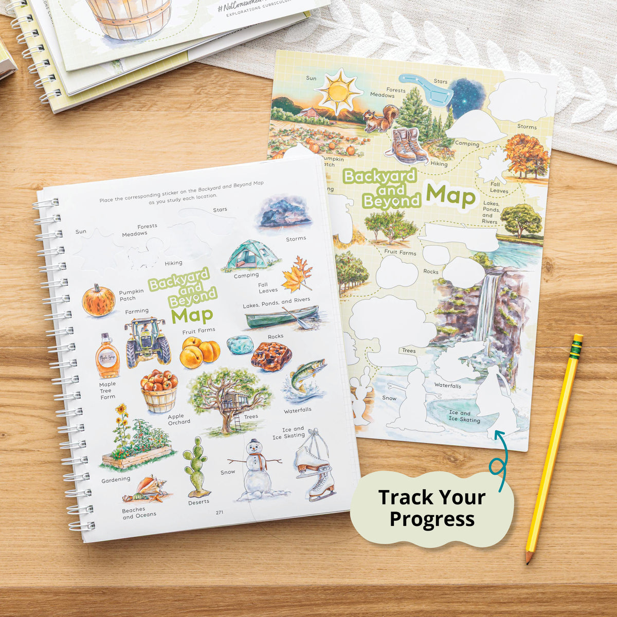 Stickers to track progress in school