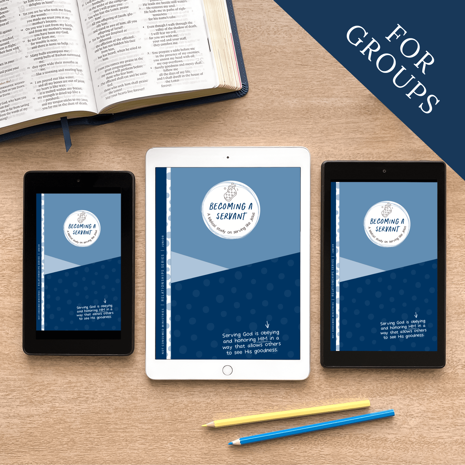 Becoming a Servant Family Bible Study digital for groups