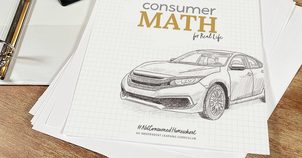 Consumer Math for Real Life (Digital) – Not Consumed