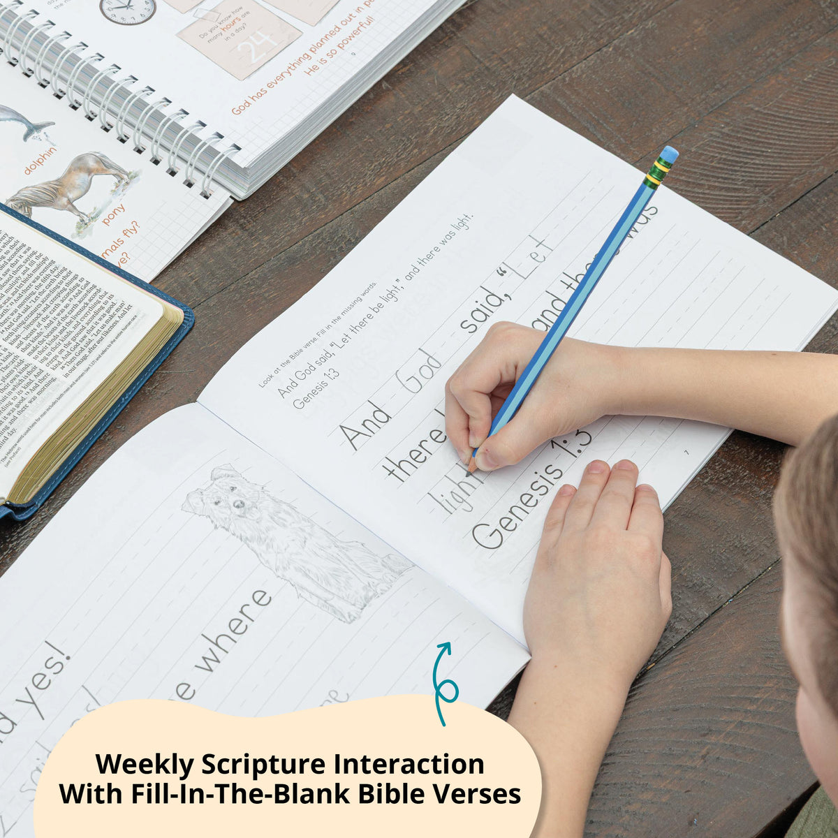 Biblical handwriting practice