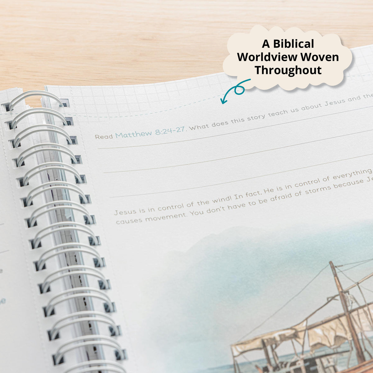 Incorporates the Bible throughout the curriculum 