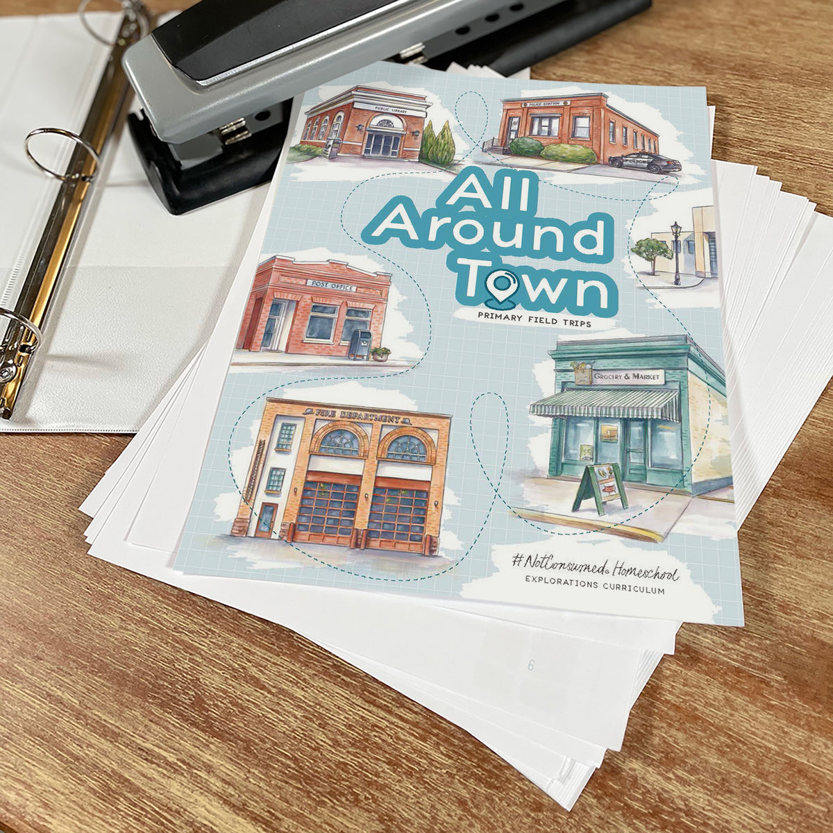 All Around Town Pre-K Workbook (digital)