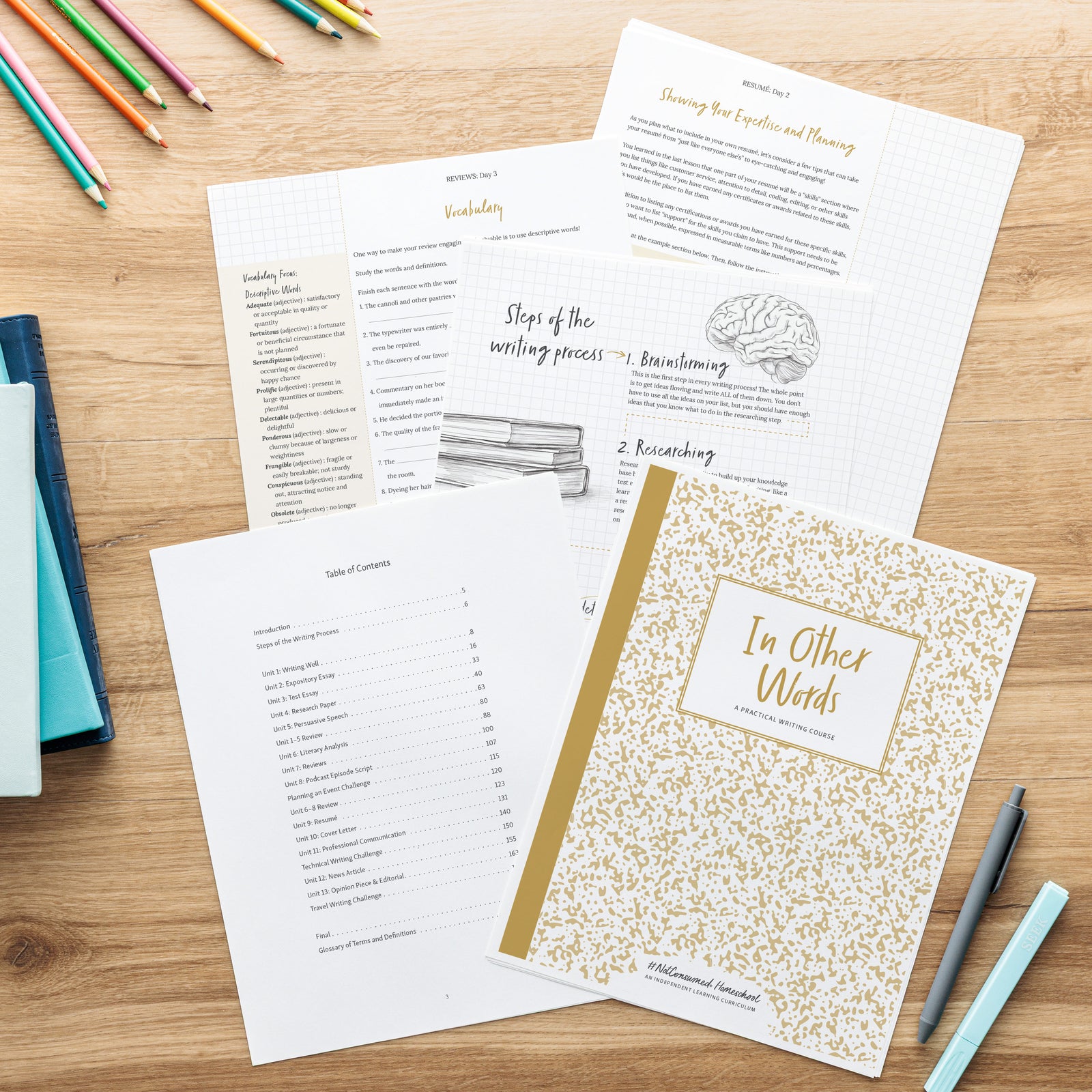 downloadable writing curriculum