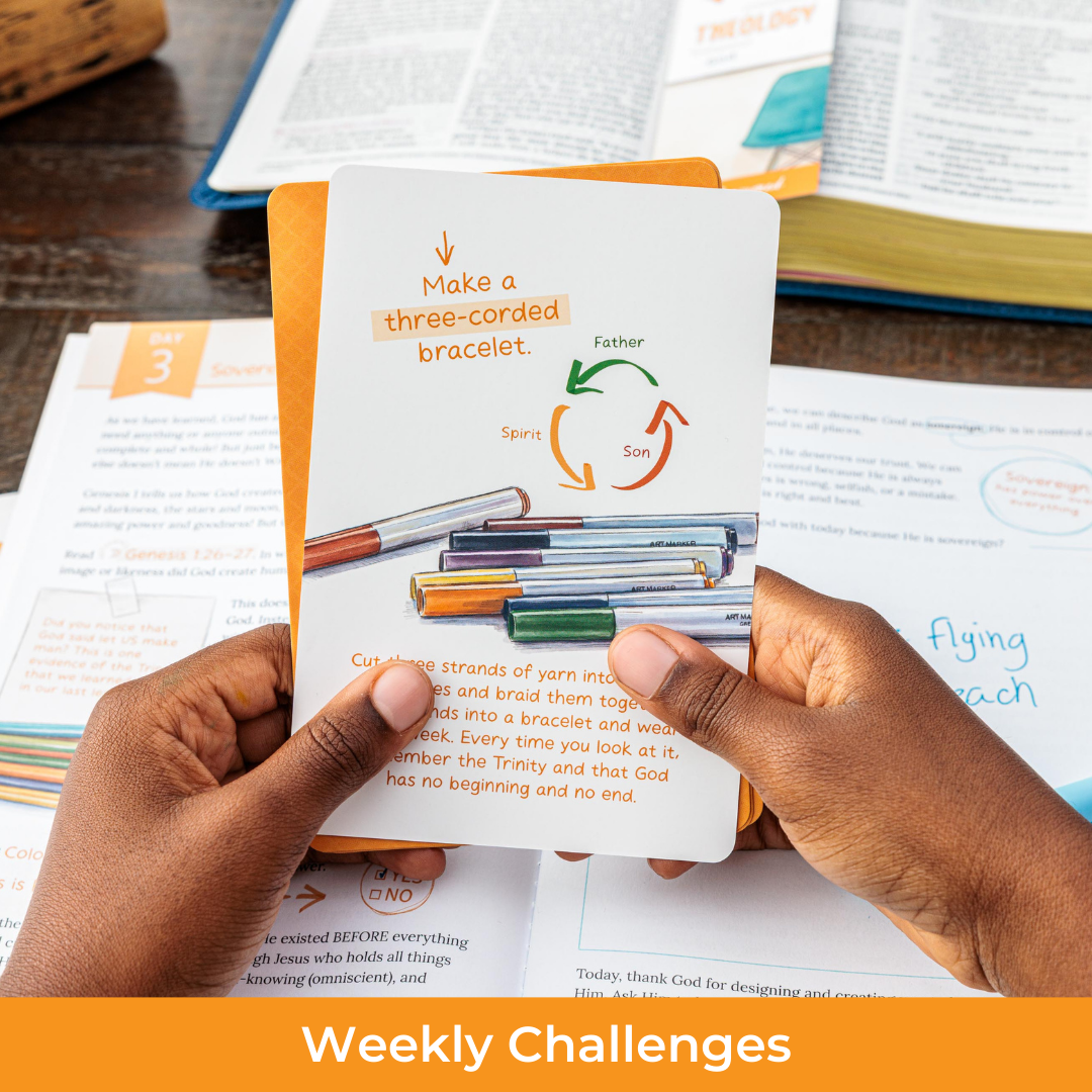 Weekly challenges to compliment the Bible Basics Bible study