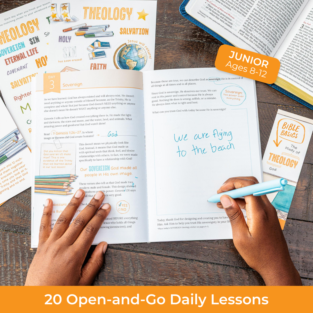 Open Bible study with 20 open and go lessons