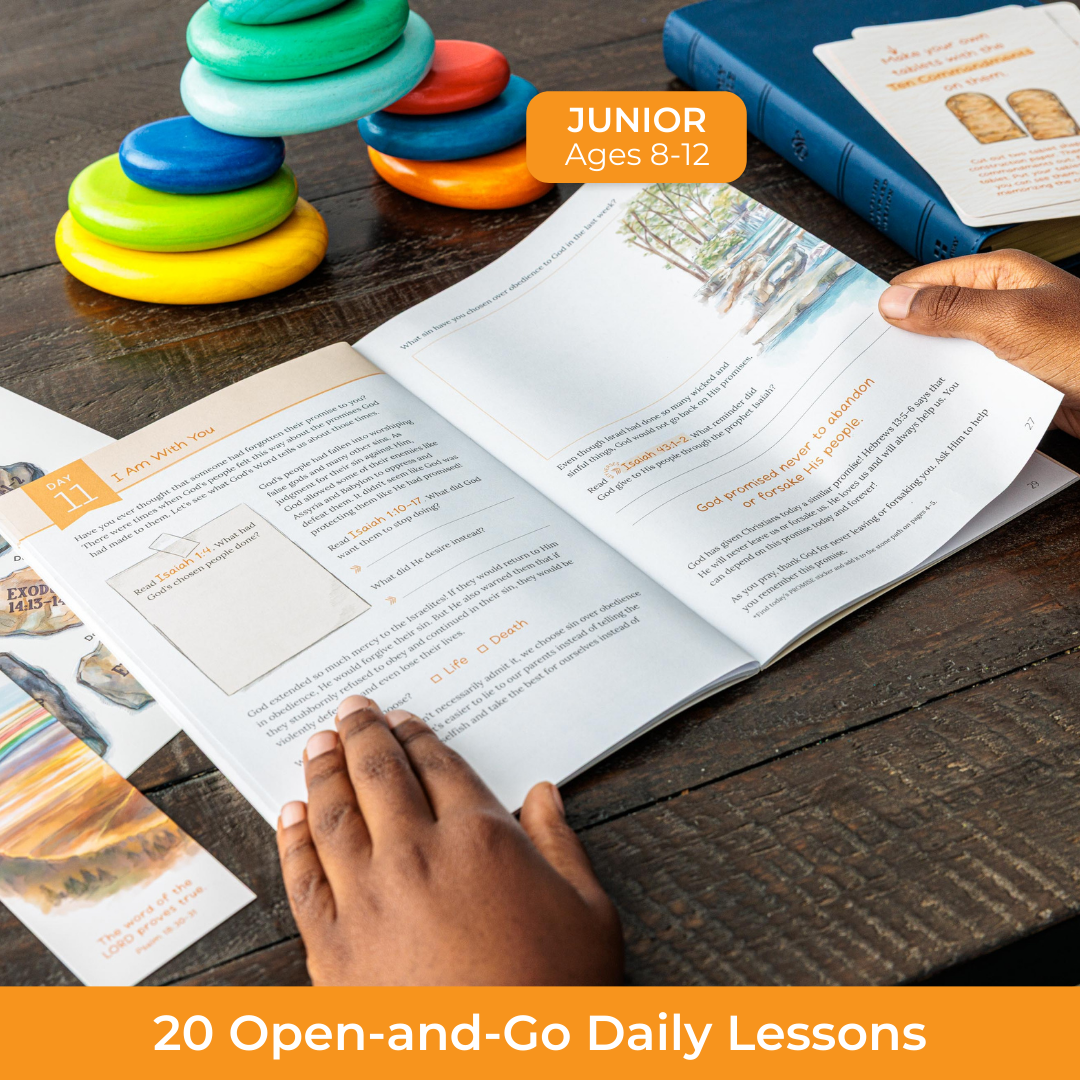 Open Bible study with 20 lessons