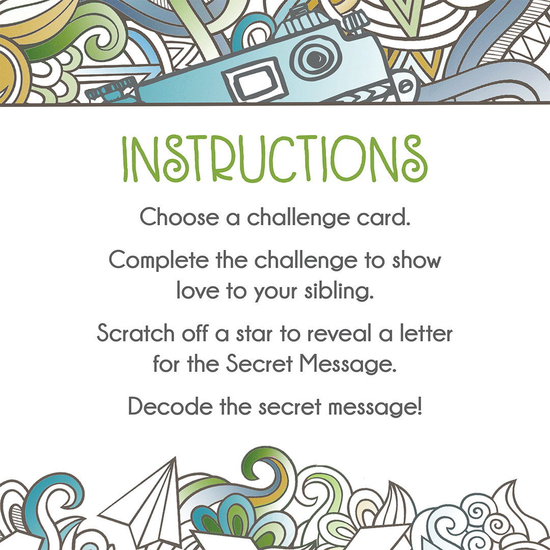 How to play the sibling challenge game