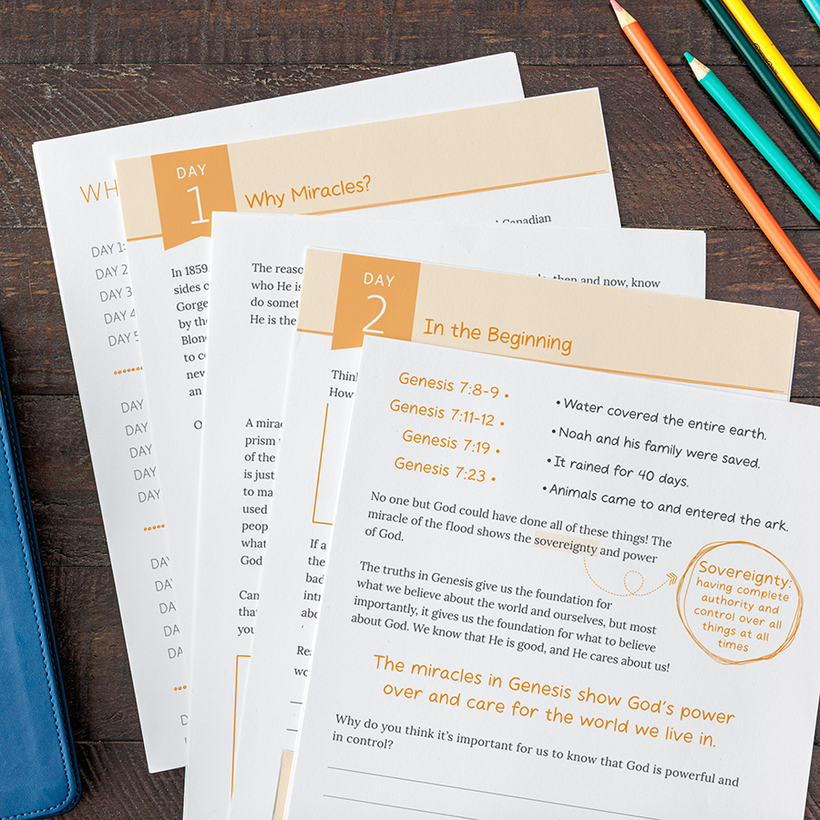 Miracles Bible Study printable