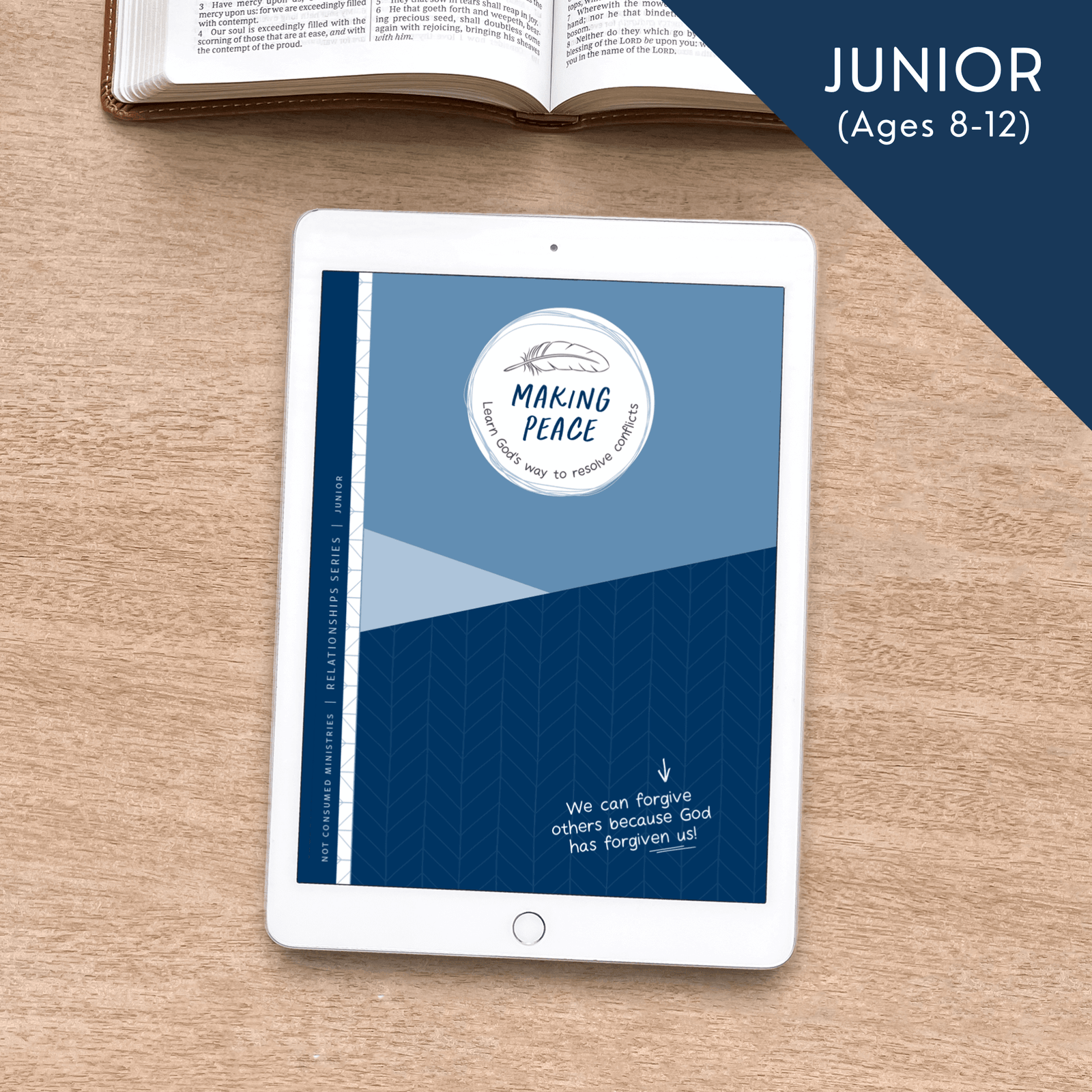 Making Peace resolving conflict kids Bible Study - cover