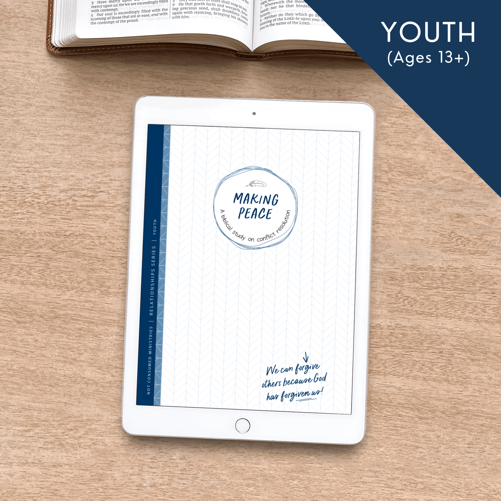 Making Peace resolving conflict teen Bible Study - cover
