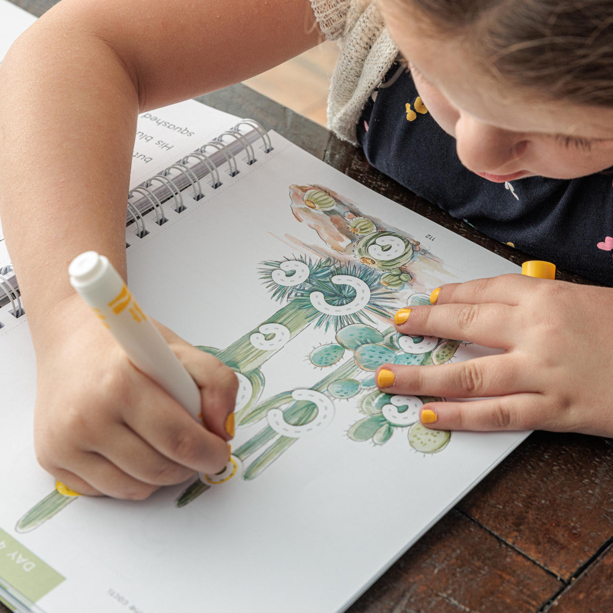 Tracing the letter C