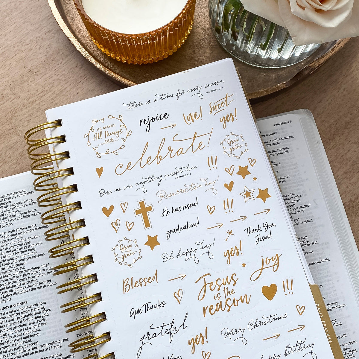 prayer journal stickers