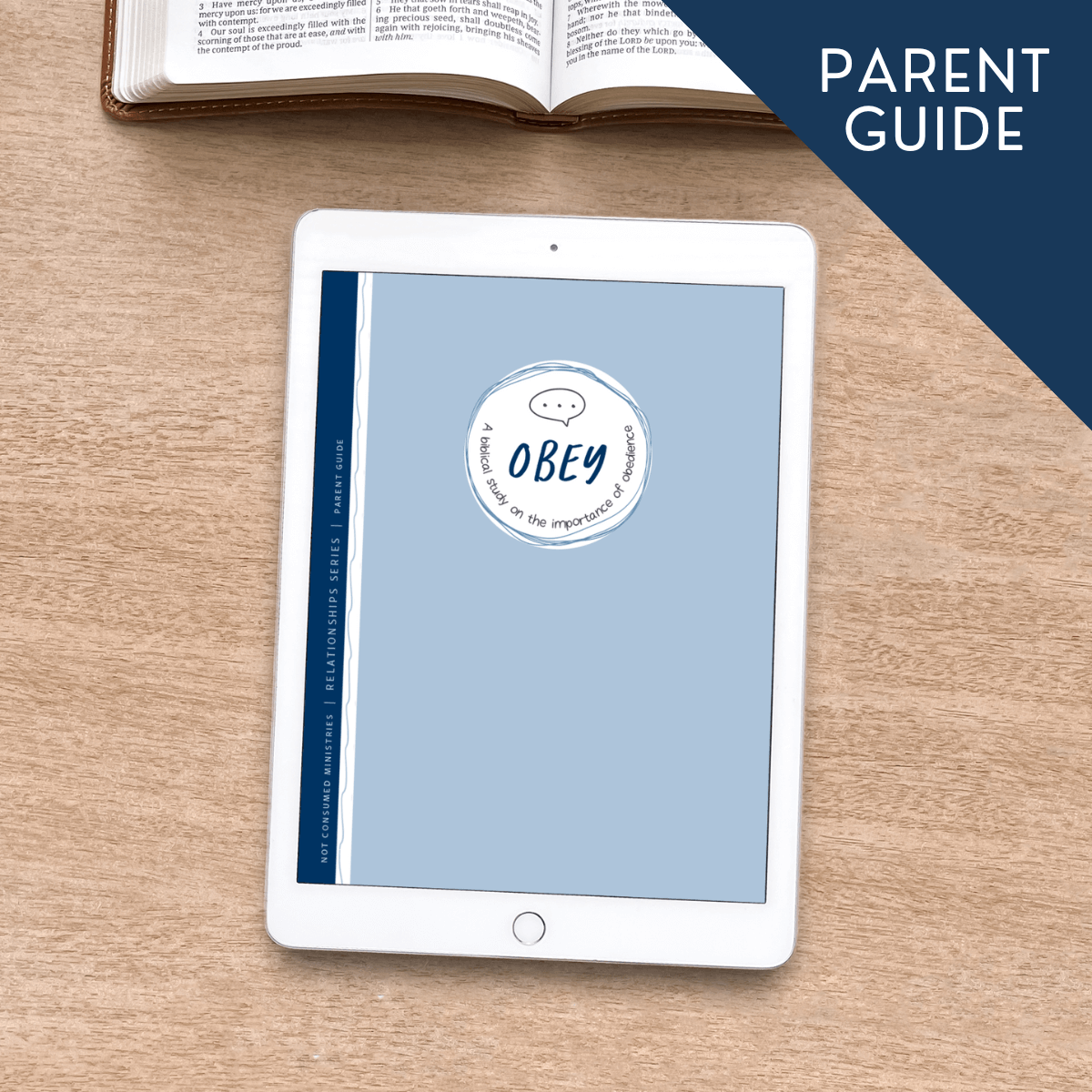 Obey Digital Printable Bible Study parent guide