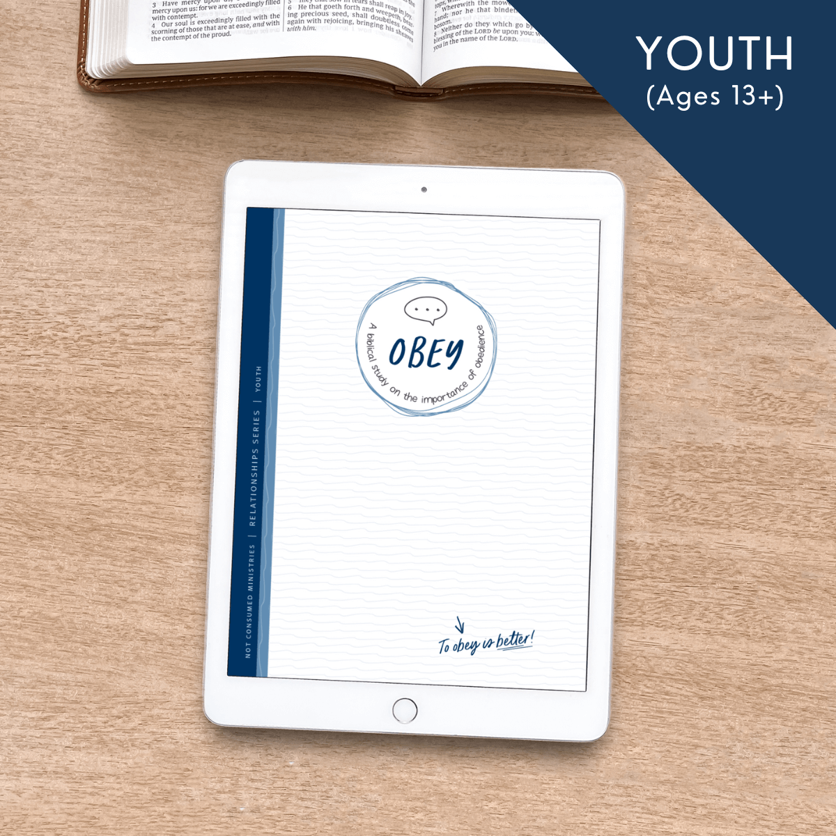 Obey Digital Printable Bible Study for teens