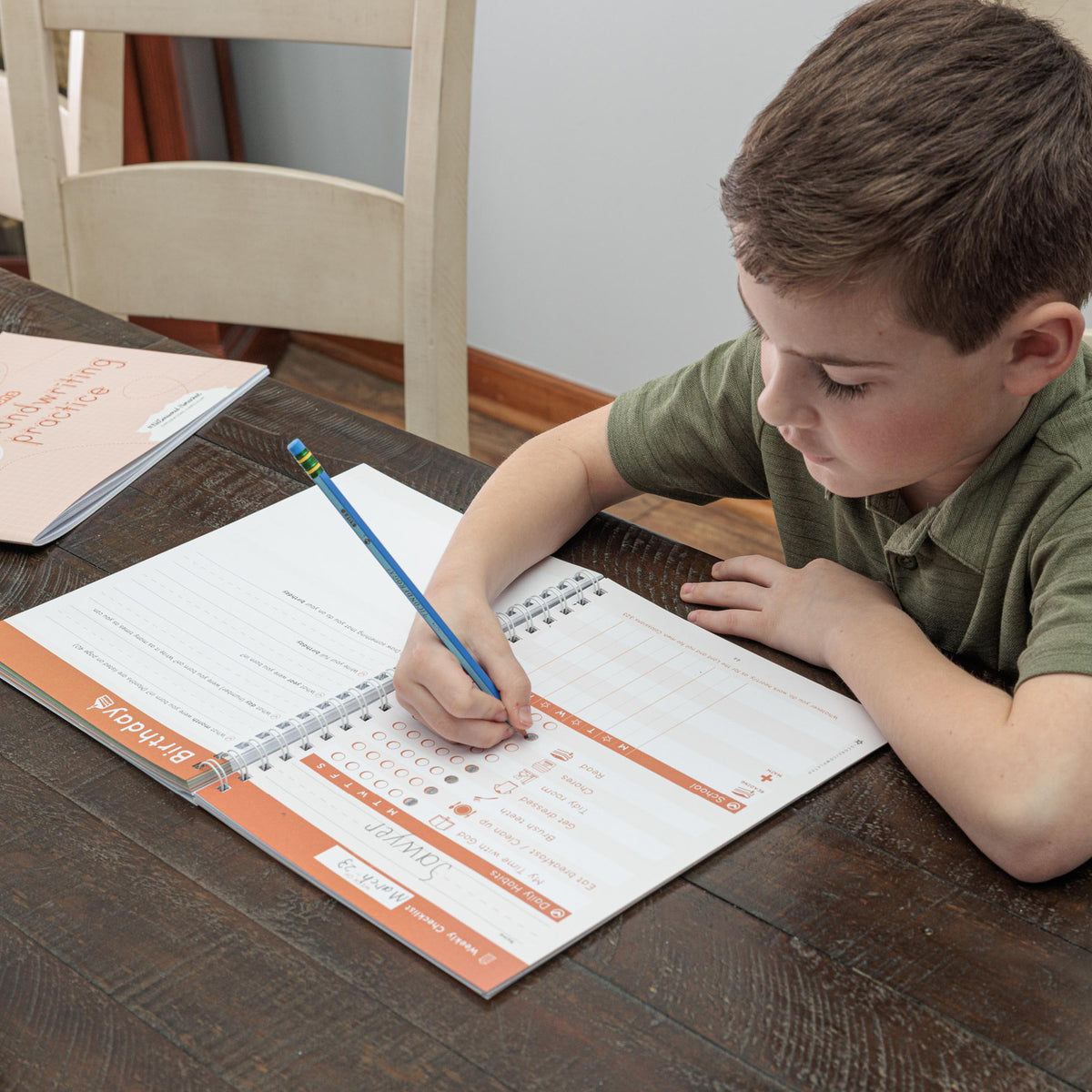 Children work independently 