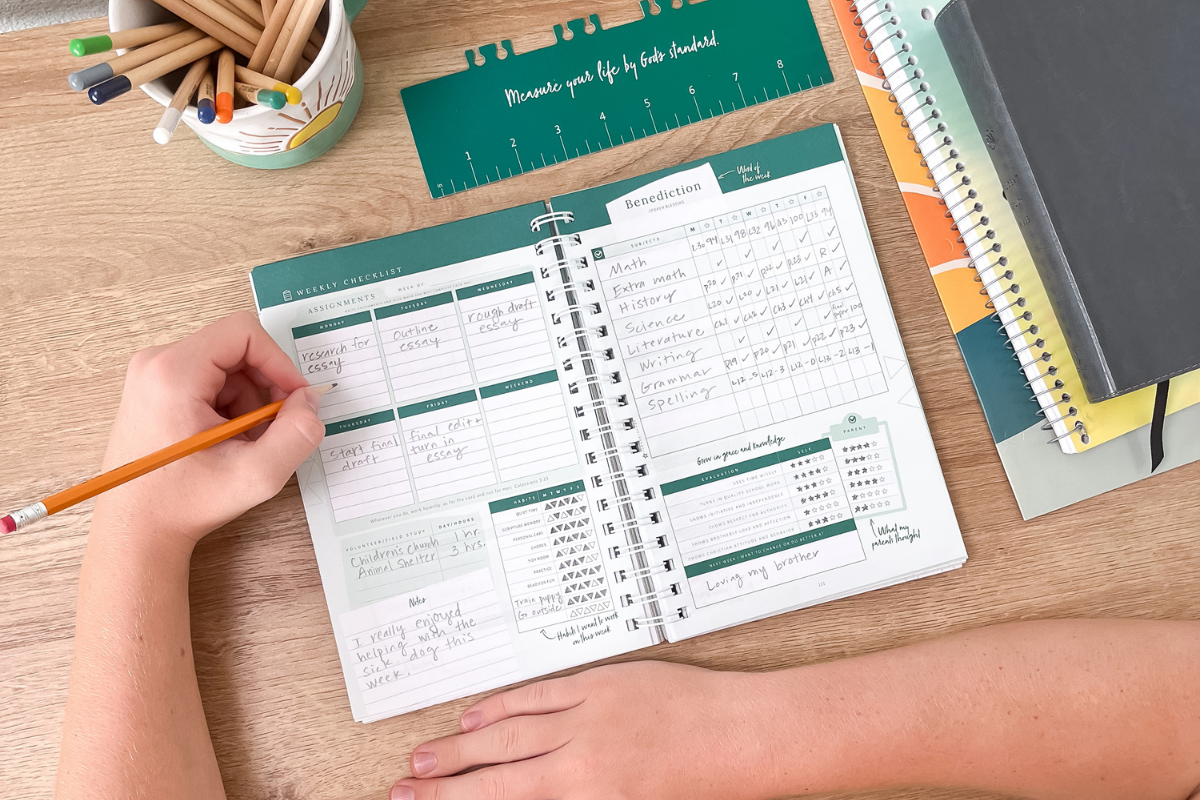 Student Homeschool Planners – Not Consumed