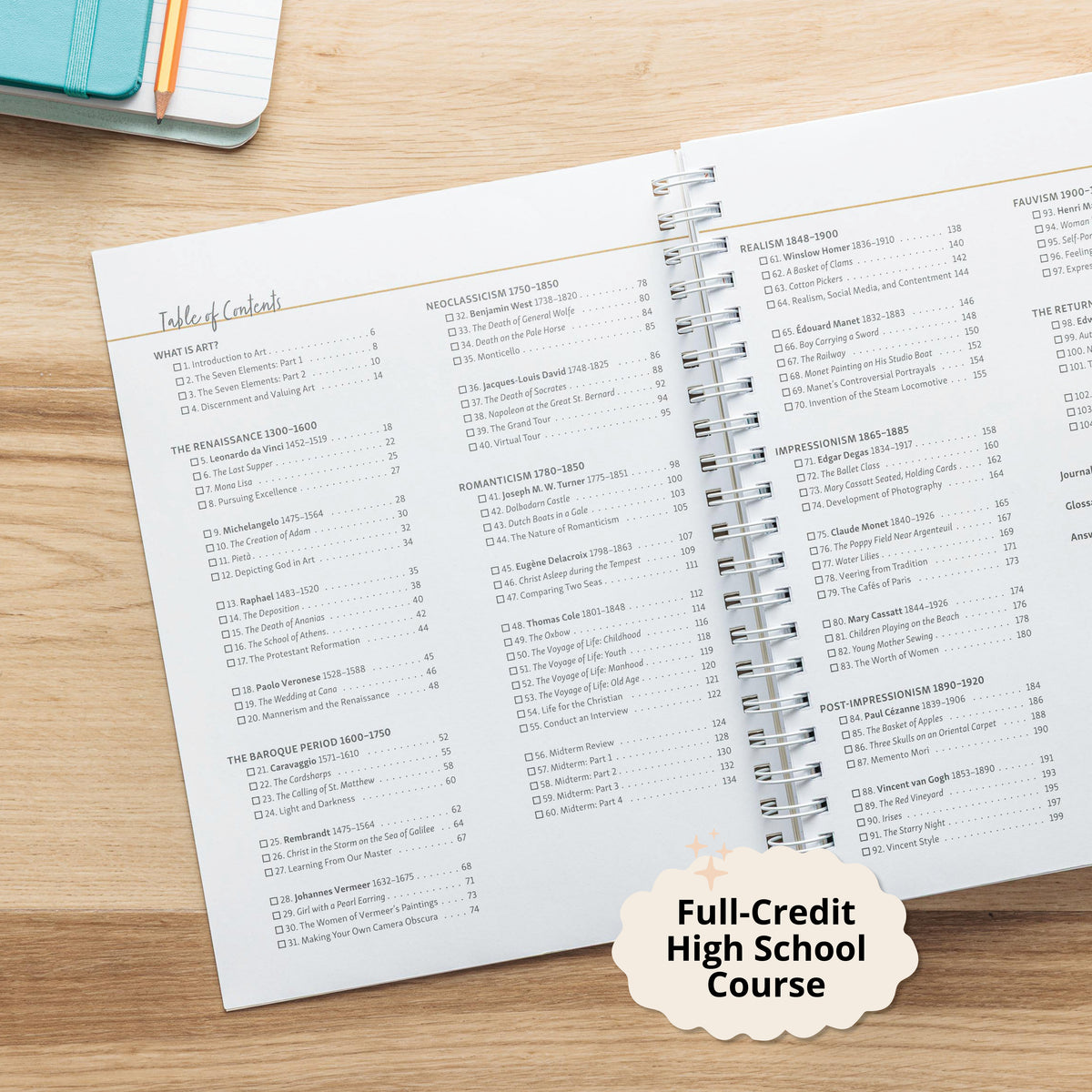 Full credit art class for high school