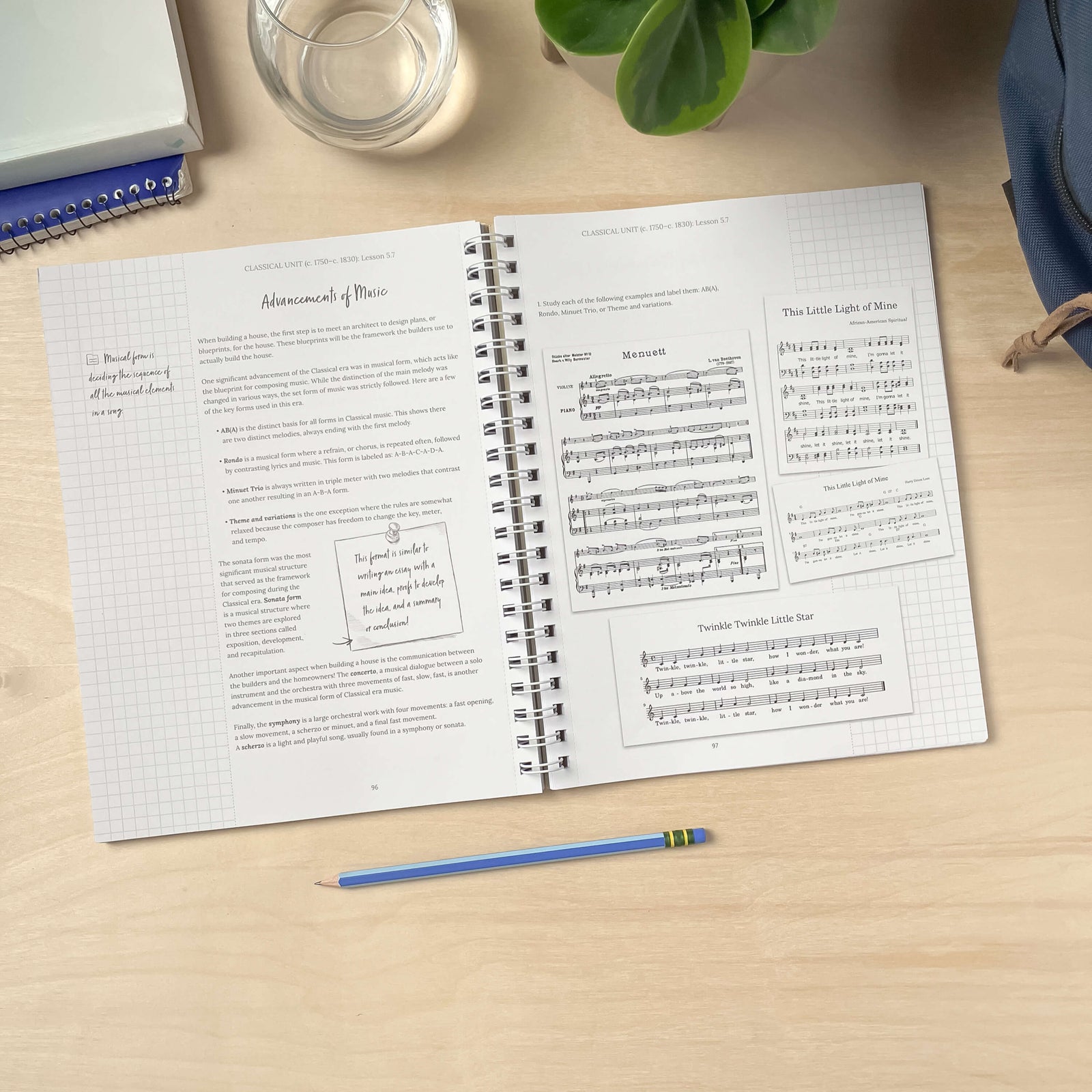 Biblical music lessons