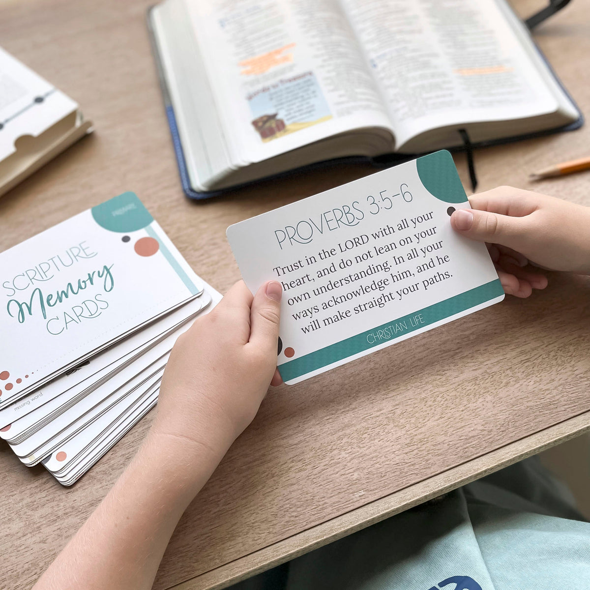 Scripture Memory Cards for kids