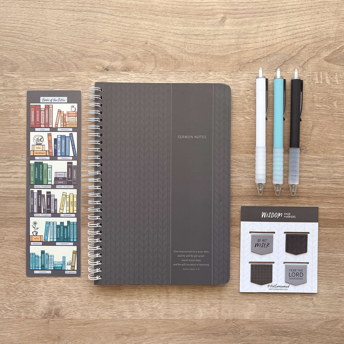 Gray Sermon Notebook bundle (ages 13+)