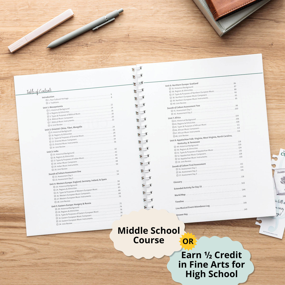 Middle or high school musical course