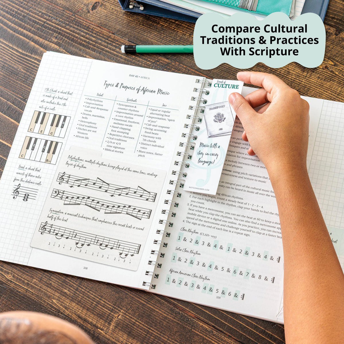 Music course with Scripture