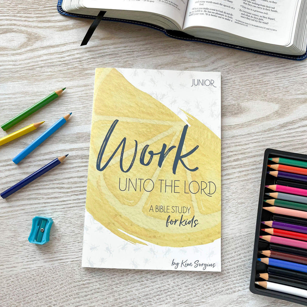 Work Unto The Lord Kids Bible study